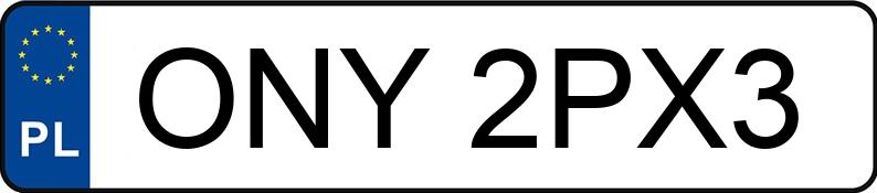 Numer rejestracyjny ONY 2PX3 posiada MERCEDES-BENZ C 180 Kat. MR`00 E3 203 Classic - ONY2PX3