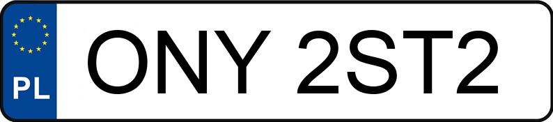 Numer rejestracyjny ONY 2ST2 posiada HYUNDAI ELANTRA - ONY2ST2 Numer rejestracyjny ONY 2ST2 posiada HYUNDAI ELANTRA - ONY2ST2