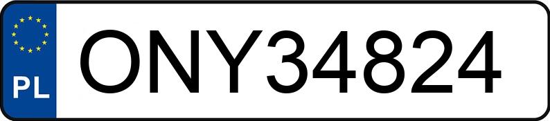 Numer rejestracyjny ONY 34824 posiada CITROEN DS5 2.0 HDI MR`11 E5 So Chic Aut. - ONY34824