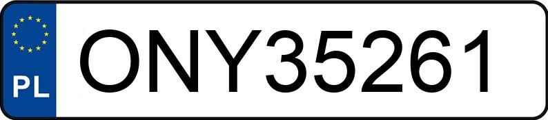 Numer rejestracyjny ONY 35261 posiada MERCEDES-BENZ C 220 D - ONY35261