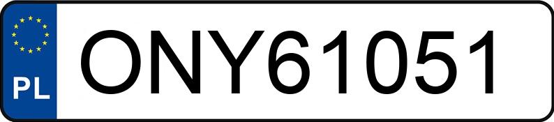 Numer rejestracyjny ONY 61051 posiada NISSAN X-TRAIL - ONY61051 Numer rejestracyjny ONY 61051 posiada NISSAN X-TRAIL - ONY61051