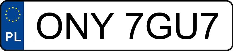 Numer rejestracyjny ONY 7GU7 posiada URSUS C 360 - ONY7GU7