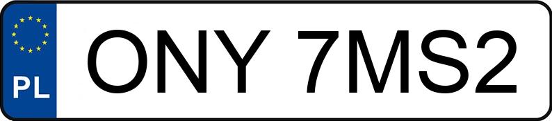 Numer rejestracyjny ONY 7MS2 posiada AUDI 80 2.0 Kat. B4 80 2.0 Kat. B4 - ONY7MS2