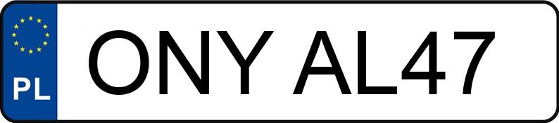 Numer rejestracyjny ONY AL47 posiada VOLKSWAGEN Polo III 1.4 MR`99 E2 GP Highline Aut. - ONYAL47 Numer rejestracyjny ONY AL47 posiada VOLKSWAGEN Polo III 1.4 MR`99 E2 GP Highline Aut. - ONYAL47