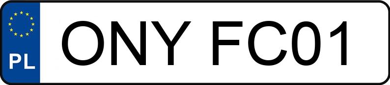 Numer rejestracyjny ONY FC01 posiada VOLKSWAGEN GOLF - ONYFC01 Numer rejestracyjny ONY FC01 posiada VOLKSWAGEN GOLF - ONYFC01