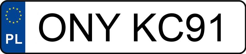 Numer rejestracyjny ONY KC91 posiada VOLKSWAGEN Polo IV TDI MR`05 E4 Trendline - ONYKC91