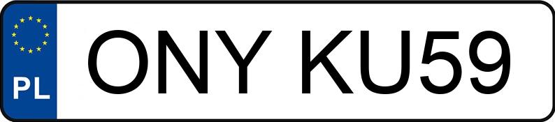 Numer rejestracyjny ONY KU59 posiada FORD GALAXY TITANIUM 2.0I - ONYKU59