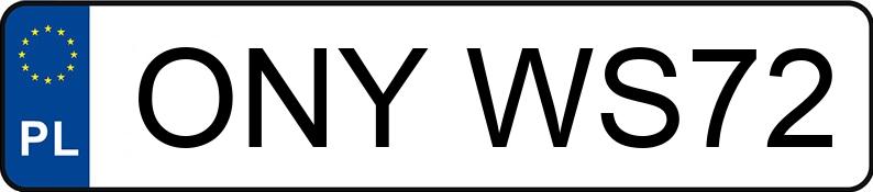Numer rejestracyjny ONY WS72 posiada DODGE Journey MR`12 SXT - ONYWS72