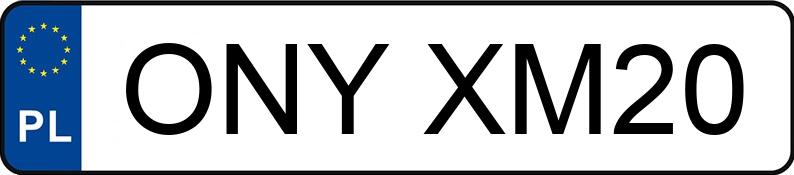Numer rejestracyjny ONY XM20 posiada AUDI Q7 TDI MR`06 E4 4L Tiptronic - ONYXM20