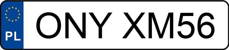 Numer rejestracyjny ONY XM56 posiada FORD S-MAX - ONYXM56