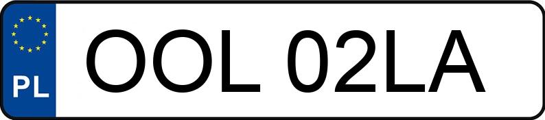 Numer rejestracyjny OOL 02LA posiada BMW 525i Kat. MR`01 E39 525i Kat. MR`01 E39 - OOL02LA