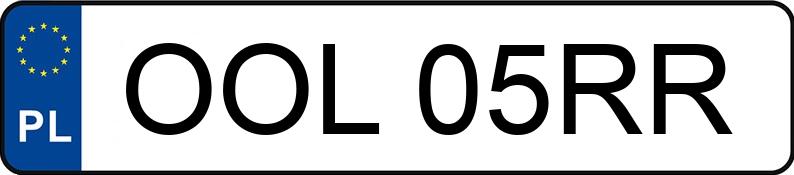 Numer rejestracyjny OOL 05RR posiada FIAT Uno 1.3 Turbo Kat. ie - OOL05RR