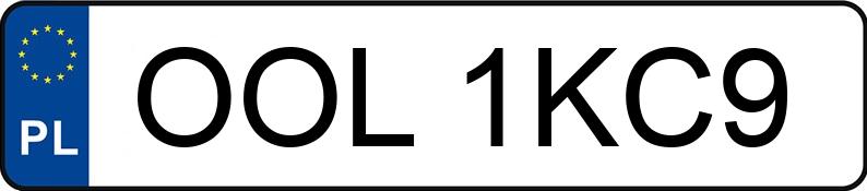 Numer rejestracyjny OOL 1KC9 posiada SEAT ALHAMBRA - OOL1KC9 Numer rejestracyjny OOL 1KC9 posiada SEAT ALHAMBRA - OOL1KC9