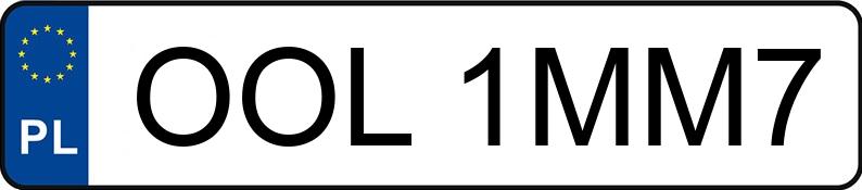 Numer rejestracyjny OOL 1MM7 posiada SKODA OCTAVIA - OOL1MM7 Numer rejestracyjny OOL 1MM7 posiada SKODA OCTAVIA - OOL1MM7