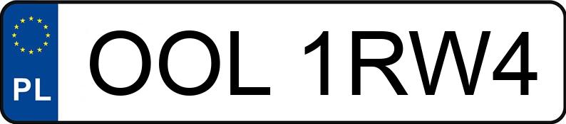 Numer rejestracyjny OOL 1RW4 posiada VOLKSWAGEN PHAETON - OOL1RW4