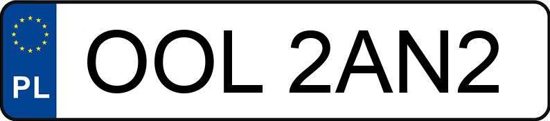 Numer rejestracyjny OOL 2AN2 posiada SKODA SUPERB - OOL2AN2