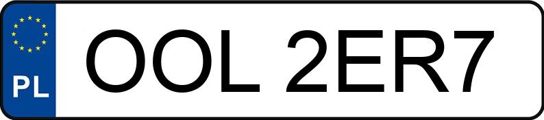 Numer rejestracyjny OOL 2ER7 posiada BMW 320i MR`04 E4 E90 320i MR`04 E4 E90 - OOL2ER7