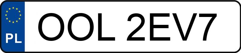 Numer rejestracyjny OOL 2EV7 posiada MERCEDES-BENZ AMG G 63 - OOL2EV7