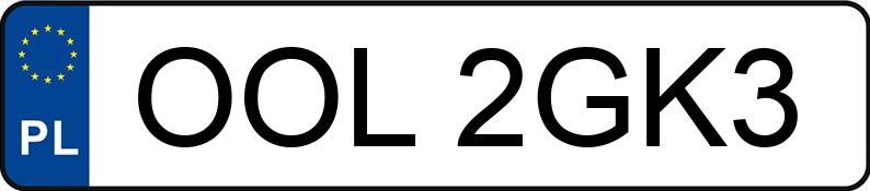 Numer rejestracyjny OOL 2GK3 posiada VOLKSWAGEN POLO - OOL2GK3 Numer rejestracyjny OOL 2GK3 posiada VOLKSWAGEN POLO - OOL2GK3