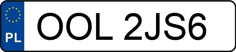 Numer rejestracyjny OOL 2JS6 posiada AUDI A4 Avant 2.0 Kat. MR`05 E3 8E A4 Avant 2.0 Kat. MR`05 E3 8E - OOL2JS6