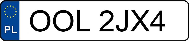 Numer rejestracyjny OOL 2JX4 posiada AUDI A4 - OOL2JX4