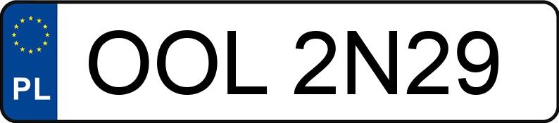 Numer rejestracyjny OOL 2N29 posiada NISSAN Micra K12 1.2 MR`02 E3 M/C Visia - OOL2N29