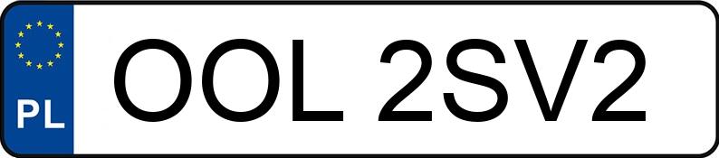 Numer rejestracyjny OOL 2SV2 posiada FAW HONGQI HS3 C001 - OOL2SV2 Numer rejestracyjny OOL 2SV2 posiada FAW HONGQI HS3 C001 - OOL2SV2