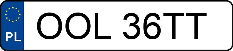 Numer rejestracyjny OOL 36TT posiada MERCEDES-BENZ C 180 - OOL36TT