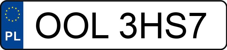 Numer rejestracyjny OOL 3HS7 posiada OPEL Corsa C 1.2 MR`00 E3 Cosmo - OOL3HS7