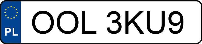 Numer rejestracyjny OOL 3KU9 posiada FIAT 126 ELX Maluch STD - OOL3KU9 Numer rejestracyjny OOL 3KU9 posiada FIAT 126 ELX Maluch STD - OOL3KU9