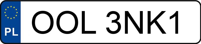 Numer rejestracyjny OOL 3NK1 posiada BMW 318 - OOL3NK1