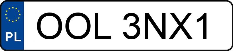 Numer rejestracyjny OOL 3NX1 posiada SEAT TOLEDO - OOL3NX1 Numer rejestracyjny OOL 3NX1 posiada SEAT TOLEDO - OOL3NX1