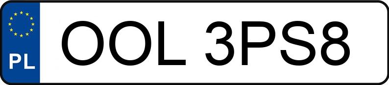 Numer rejestracyjny OOL 3PS8 posiada FIAT PUNTO - OOL3PS8