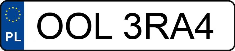 Numer rejestracyjny OOL 3RA4 posiada SKODA OCTAVIA - OOL3RA4