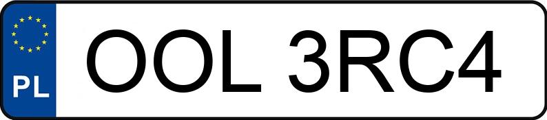 Numer rejestracyjny OOL 3RC4 posiada BMW 325D - OOL3RC4