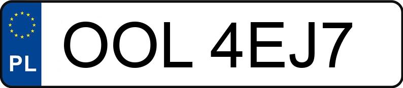 Numer rejestracyjny OOL 4EJ7 posiada FORD GALAXY - OOL4EJ7 Numer rejestracyjny OOL 4EJ7 posiada FORD GALAXY - OOL4EJ7