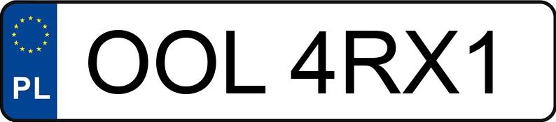 Numer rejestracyjny OOL 4RX1 posiada OPEL MOVANO MS - OOL4RX1