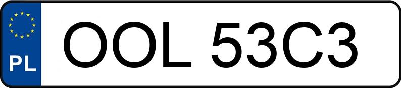 Numer rejestracyjny OOL 53C3 posiada HYUNDAI Tucson 1.7 CRDi MR`15 E6 Tour de Pologne MR 16 DCT - OOL53C3