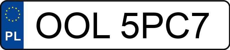 Numer rejestracyjny OOL 5PC7 posiada AUDI A4 AVANT - OOL5PC7 Numer rejestracyjny OOL 5PC7 posiada AUDI A4 AVANT - OOL5PC7