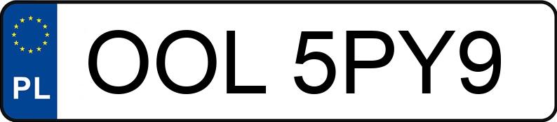 Numer rejestracyjny OOL 5PY9 posiada SEAT ALTEA - OOL5PY9