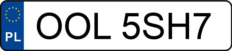 Numer rejestracyjny OOL 5SH7 posiada TOYOTA Yaris 1.33 MR`11 E5 Luna - OOL5SH7