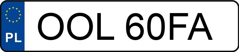 Numer rejestracyjny OOL 60FA posiada CITROEN XM 2.1D - OOL60FA