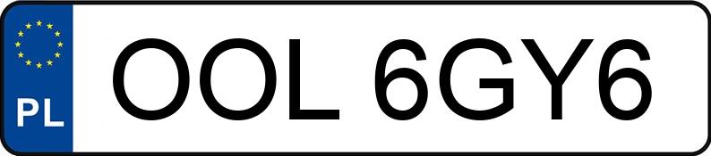 Numer rejestracyjny OOL 6GY6 posiada SEAT TARRACO - OOL6GY6 Numer rejestracyjny OOL 6GY6 posiada SEAT TARRACO - OOL6GY6