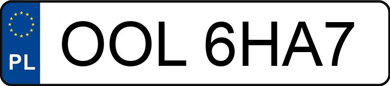 Numer rejestracyjny OOL 6HA7 posiada TOYOTA AYGO - OOL6HA7