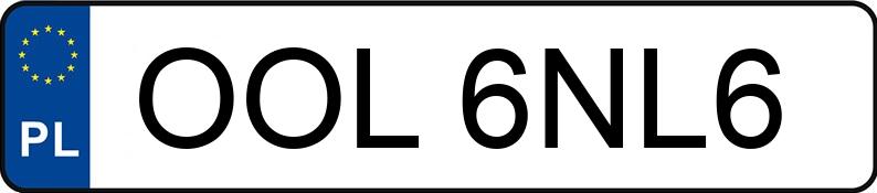 Numer rejestracyjny OOL 6NL6 posiada VOLKSWAGEN Golf III 2.0i Kat. MR`91 GTI - OOL6NL6