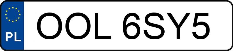 Numer rejestracyjny OOL 6SY5 posiada OPEL Combo 1.6 CDTI MR`12 E6 2.2t L1H1 - OOL6SY5