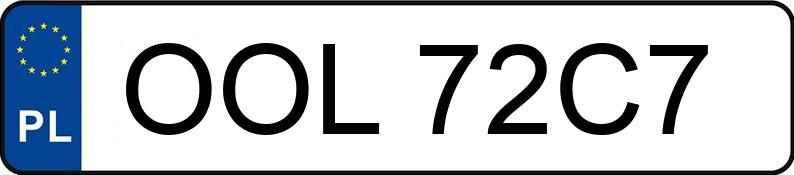 Numer rejestracyjny OOL 72C7 posiada VOLKSWAGEN Sharan GP 1.9 TDI MR`01 E3 - OOL72C7