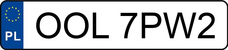 Numer rejestracyjny OOL 7PW2 posiada MERCEDES-BENZ C 200 CDI - OOL7PW2