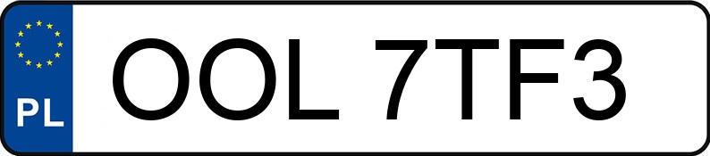 Numer rejestracyjny OOL 7TF3 posiada AUDI Coupe TT 1.8 Kat. MR`98 E3 8 N T - OOL7TF3