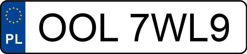 Numer rejestracyjny OOL 7WL9 posiada APRILIA Motorowery RS 50 - OOL7WL9